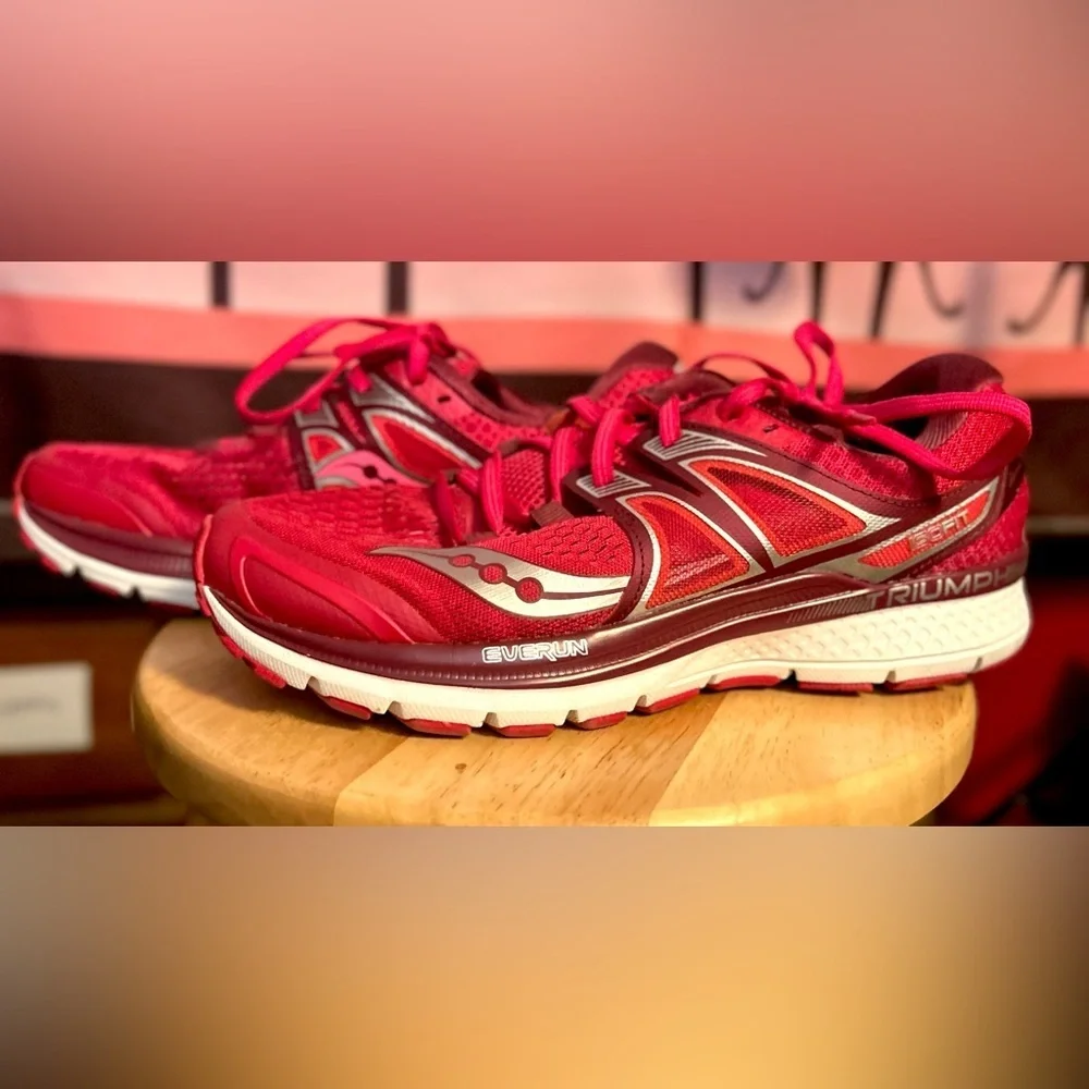 Saucony Triumph ISO 3 Women’s Running Shoes Sz 9.5 EUC!!​​ - Picture 3 of 7